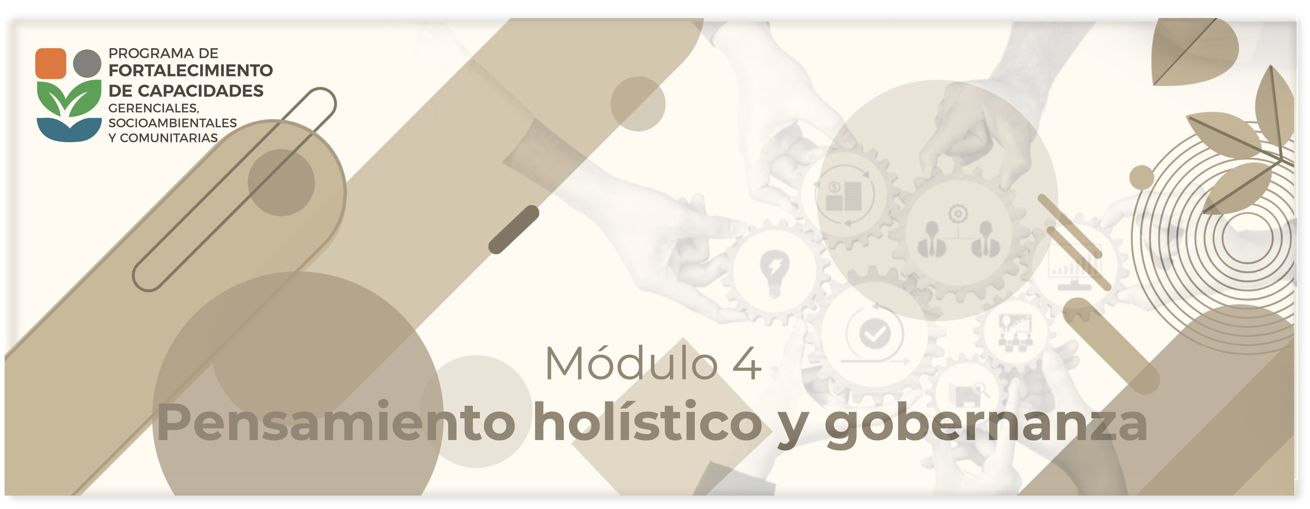 Módulo 4. Pensamiento holístico y gobernanza 